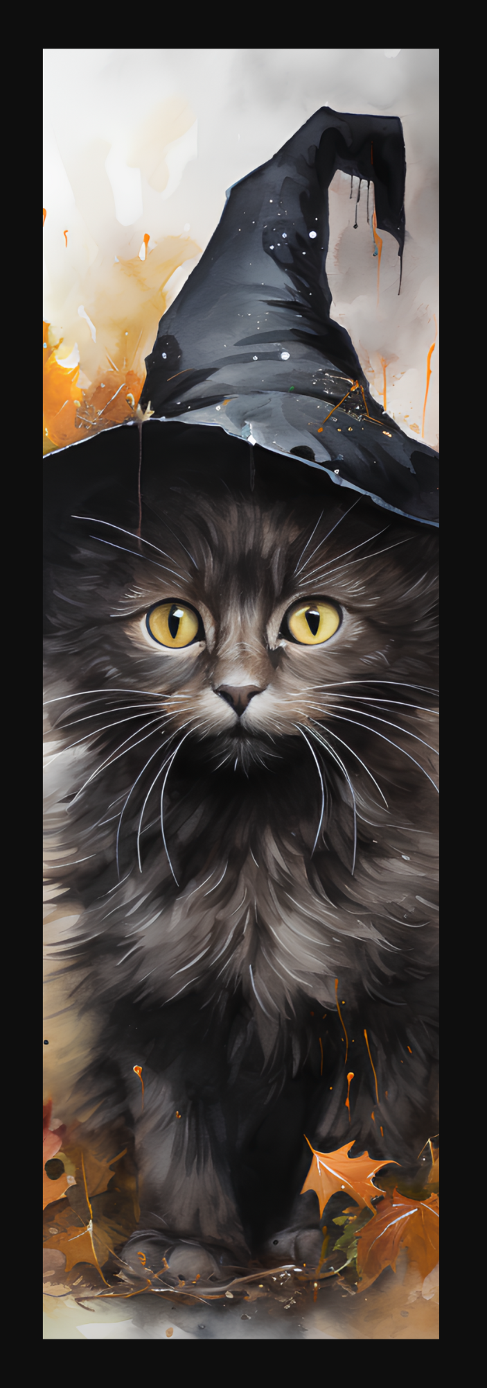 Witches Cat Bookmark