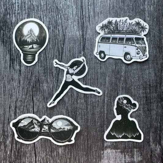 B&W Living stickers