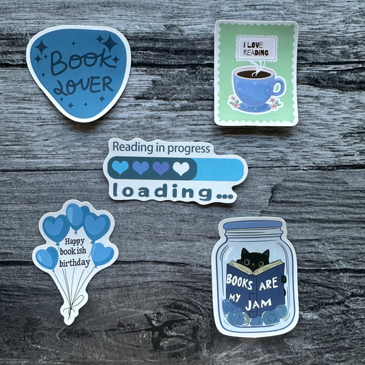 Bookish stickers 1