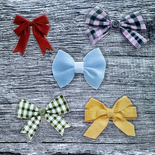 Transparent Bow stickers 1