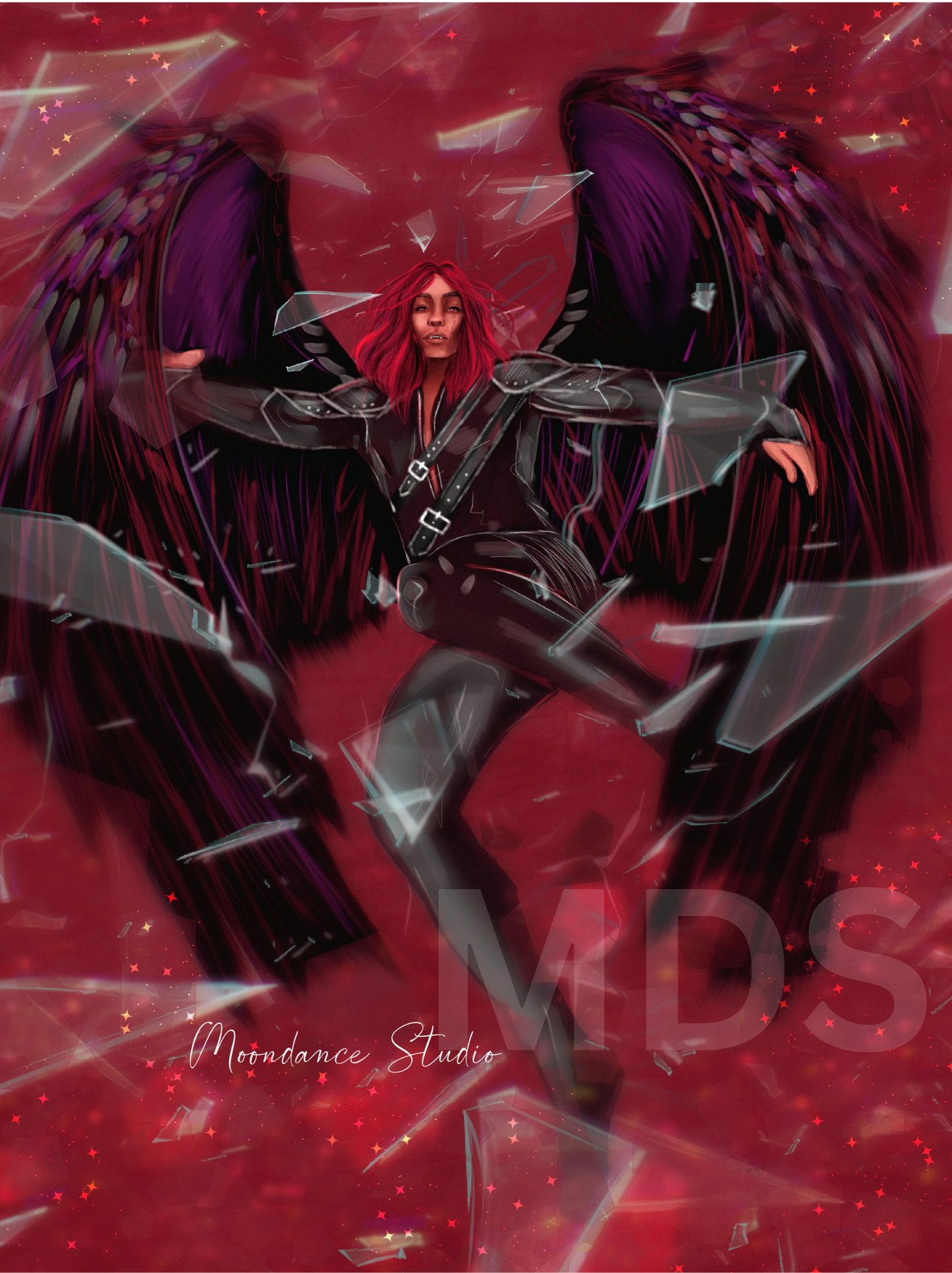 Raihn Falling Through Window