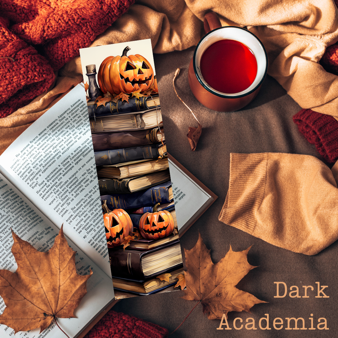 Books & Pumpkins Bookmark