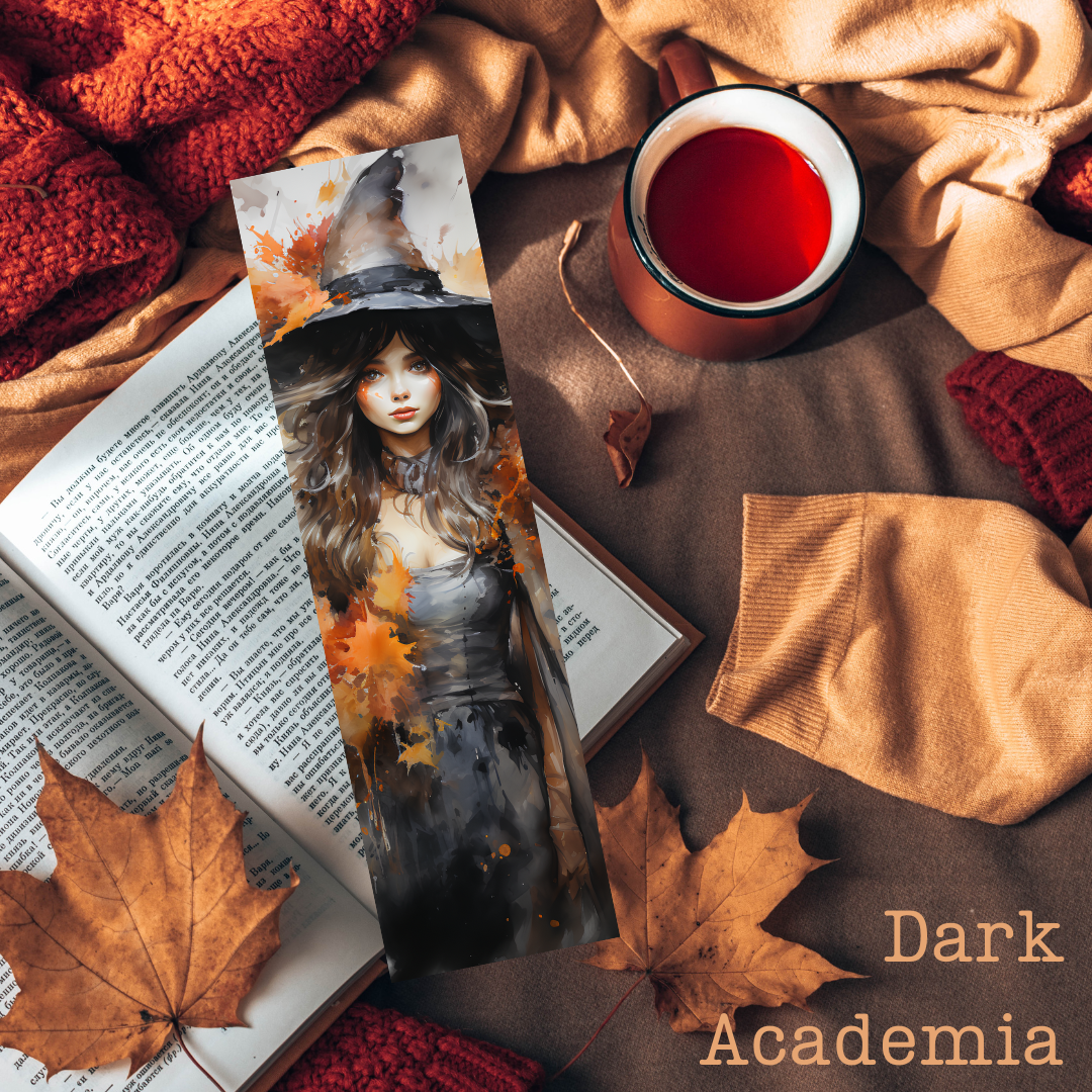 Fall Witch Bookmark