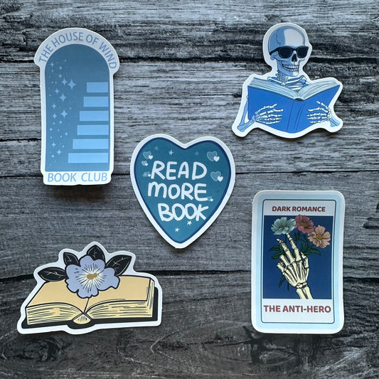 Bookish stickers 6